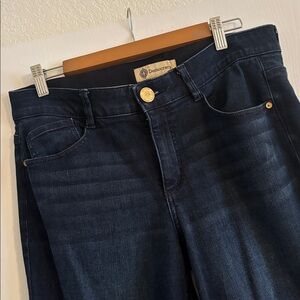 Democracy Size 10 Dark Blue Denim Jeans Pants 
Bitty boot cut